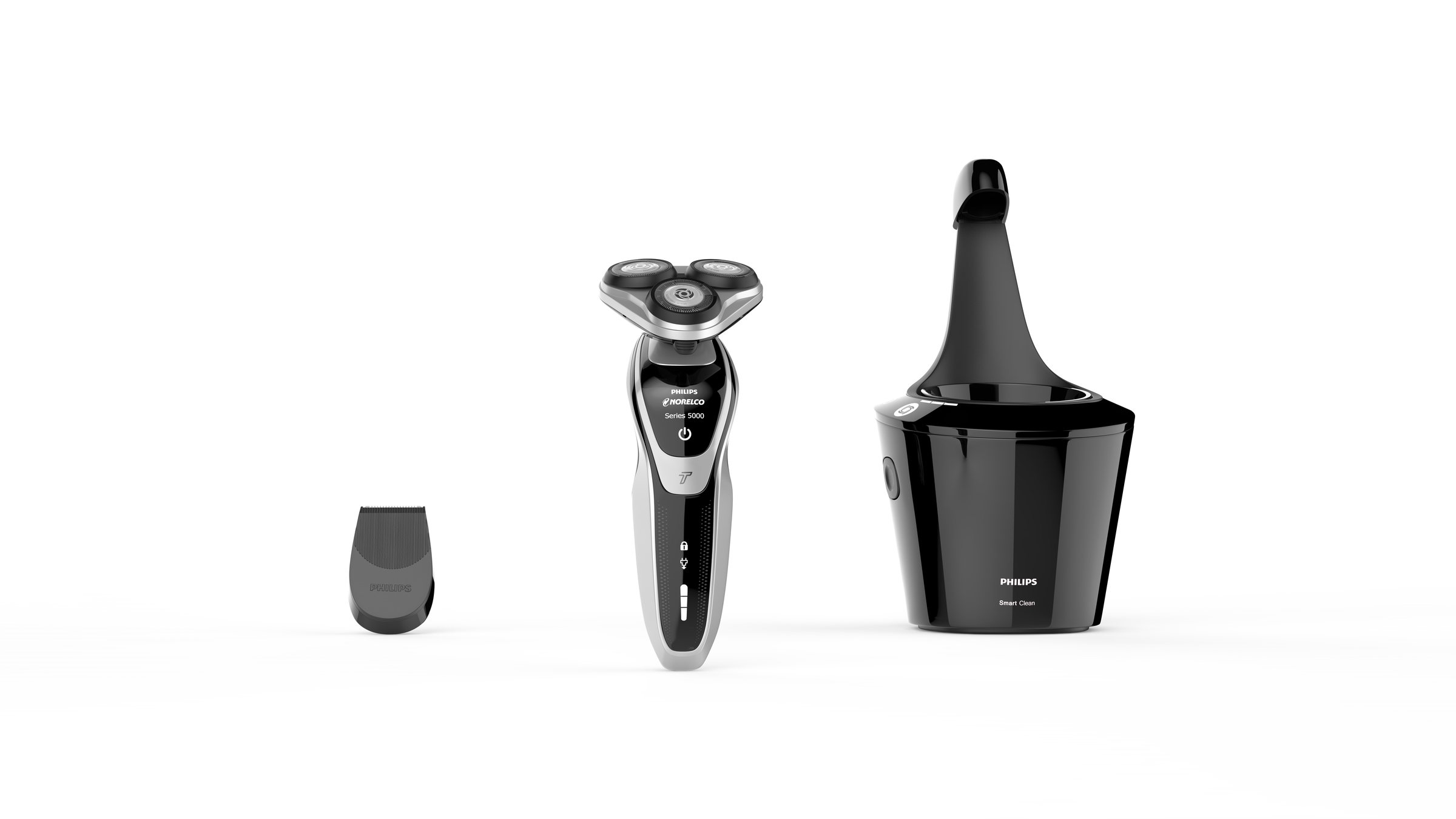 Philips Norelco shaver, final 3D render